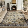 thumbnail image 1 of Cocosity 5'x7' Boho Vintage Neutral Modern Pale Blue Area Rug for Living Room Dining Room Bedroom, 1 of 13