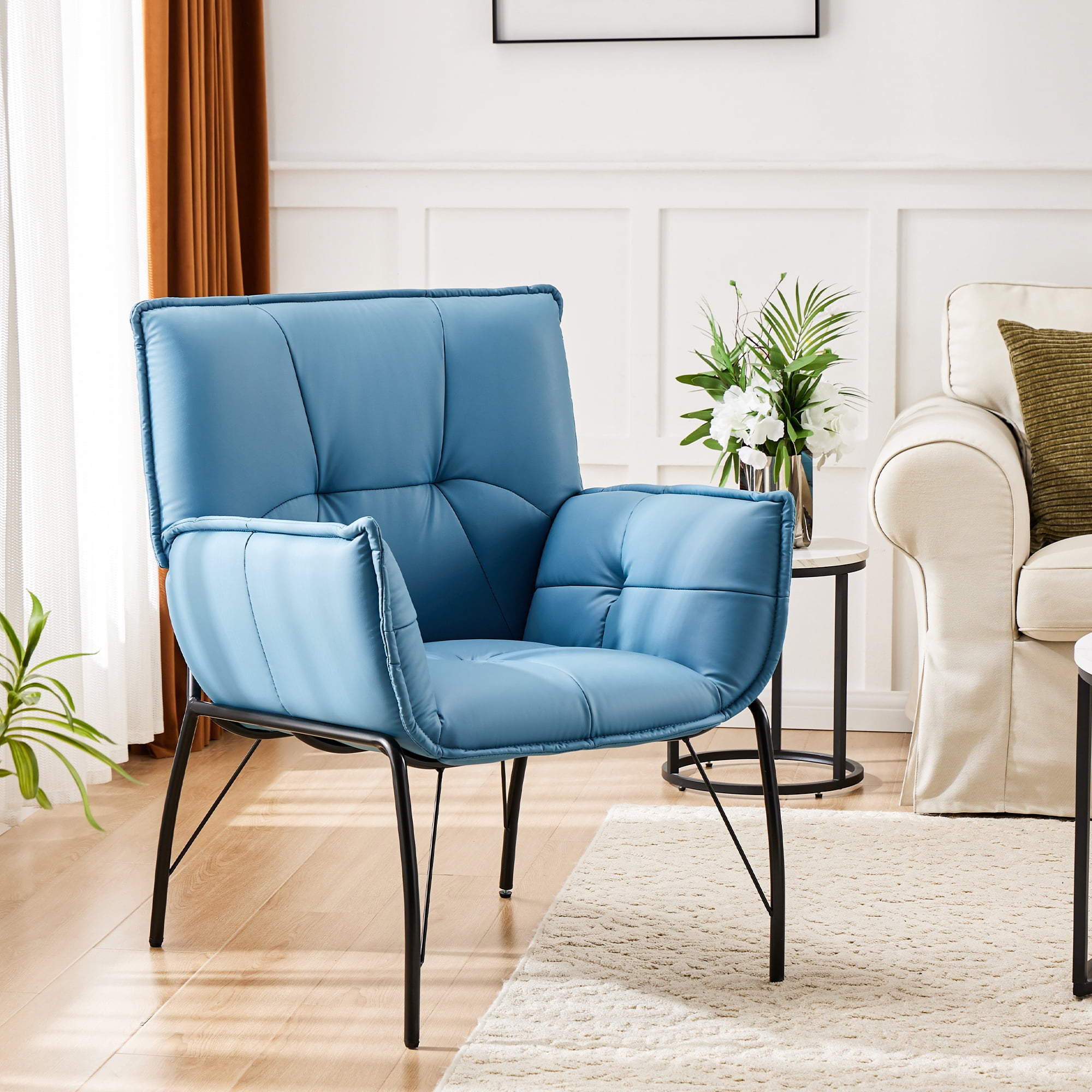 Cocosity Durable Soft Aritificial Leather Accent Contemporary Lounge