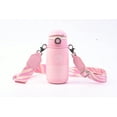 thumbnail image 1 of Cocosmile Cap Striped Direct Drinking Thermoses Bottle for kids (Pink), 1 of 8