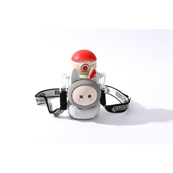 Cocosmile Kids Cap Squeaker Direct Drinking Thermoses Cup 17oz (White Rabbit)