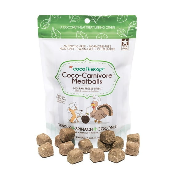 Cocotherapy Coco-Carnivore Meatballs (Turkey) Dog Treats
