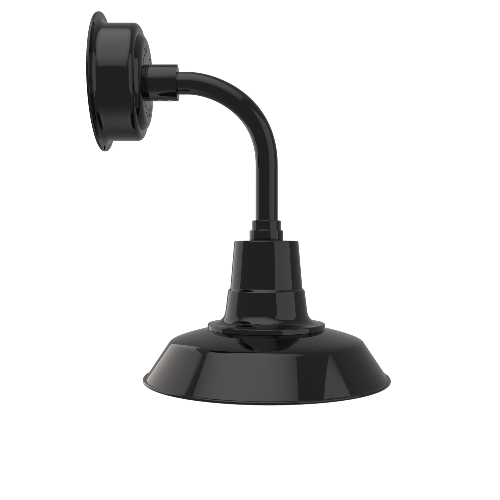 Black Metal Dimmable LED Barn Light Sconce