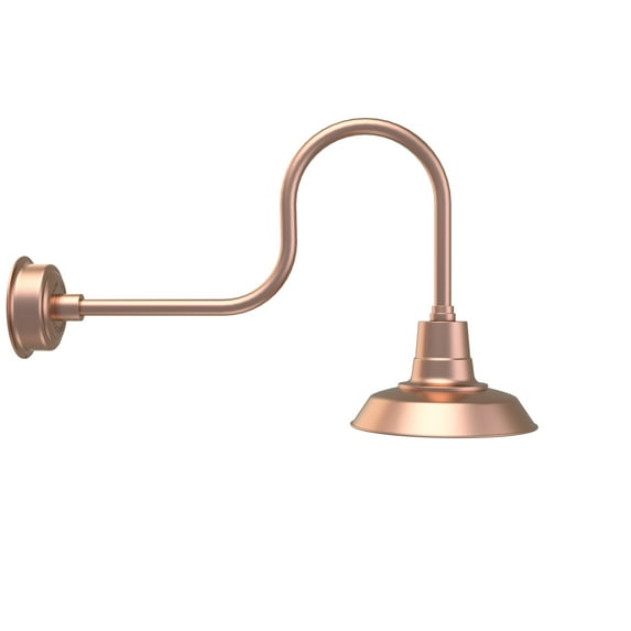 Cocoweb 12" Vintage LED Wall Light in Copper with Industrial Arm