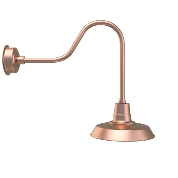 Cocoweb 14 inch Vintage LED Wall Light in Copper with Sleek Arm