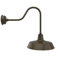 thumbnail image 1 of Cocoweb 18 inch Vintage LED Barn Light in Mahogany Bronze with Sleek Arm, 1 of 6
