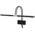thumbnail image 1 of Cocoweb 22" Grand Piano Lamp, LED, Adjustable, Quality Lighting in Black with Satin Nickel Accents, with Plug-in Adapter - GPLED22SND, 1 of 4