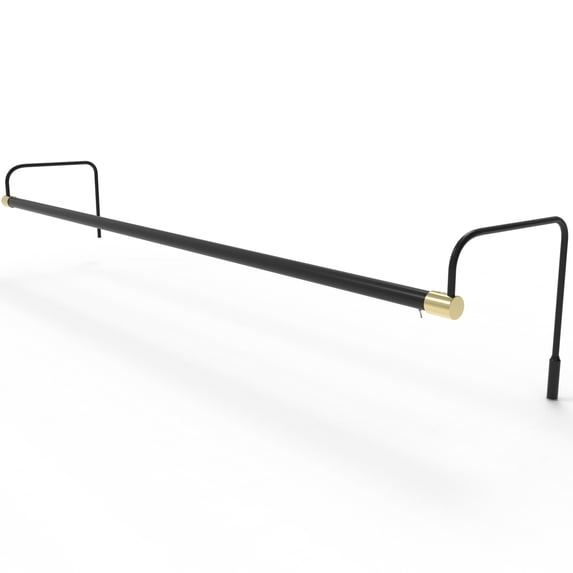 Cocoweb 43" Tru-Slim Plug-In LED Art Light in Black and Brass
