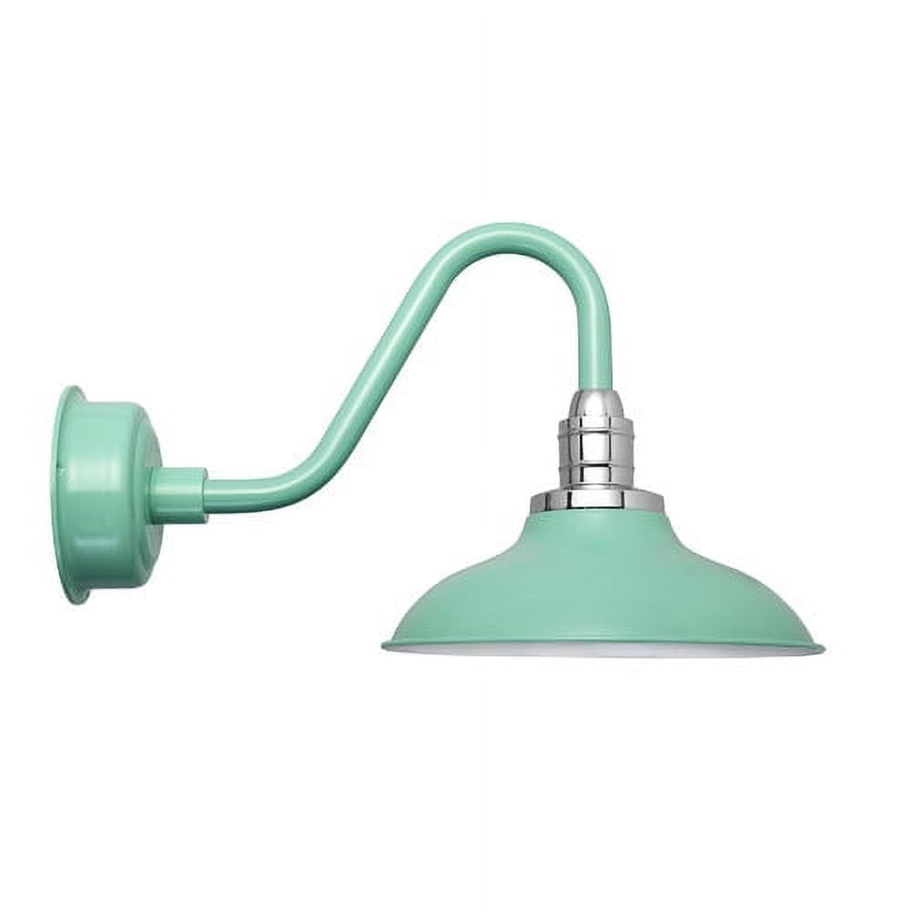 Jade Chrome 22'' LED Dimmable Outdoor Barn Light