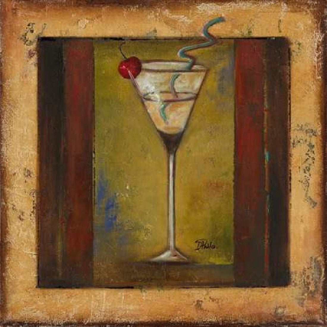 Coctelito III Canvas Art - Patricia Pinto (24 x 24)