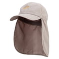 thumbnail image 1 of Cod Fish Embroidered Flap Hats - Khaki OSFM, 1 of 5