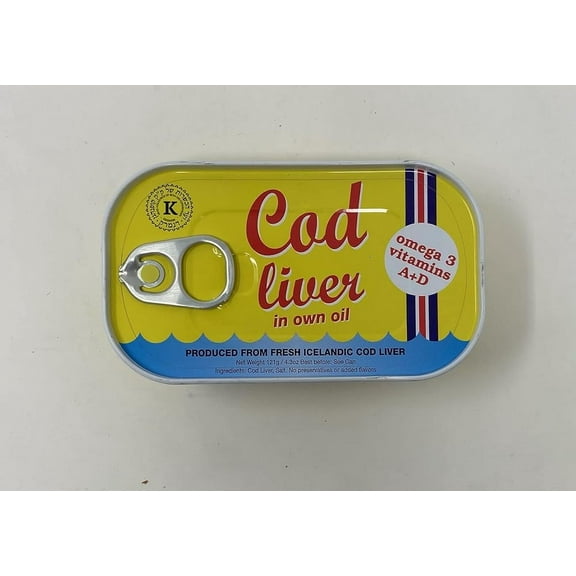 Cod Liver In Own Oil 4.3 Oz. (Pack Of 15)