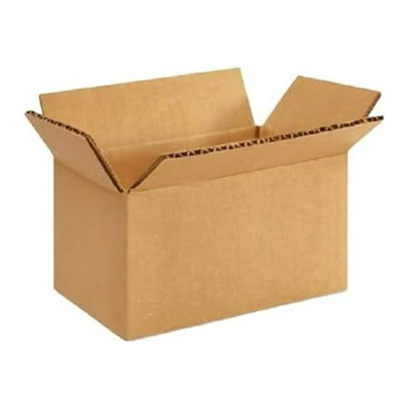 CodYinFI 100 8x6x4 Cardboard Paper Boxes Mailing Packing Shipping Box Corrugated Carton, Brown