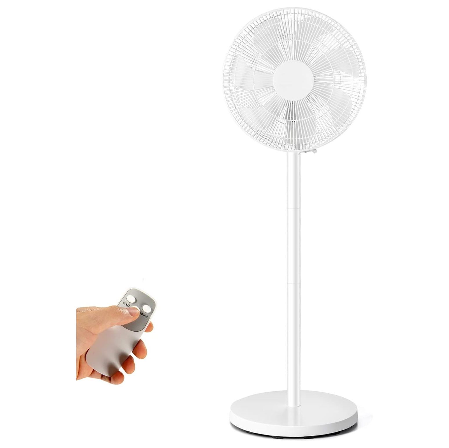 CodYinFI 16" Oscillating Pedestal Fan Height Adjustable, Freestanding