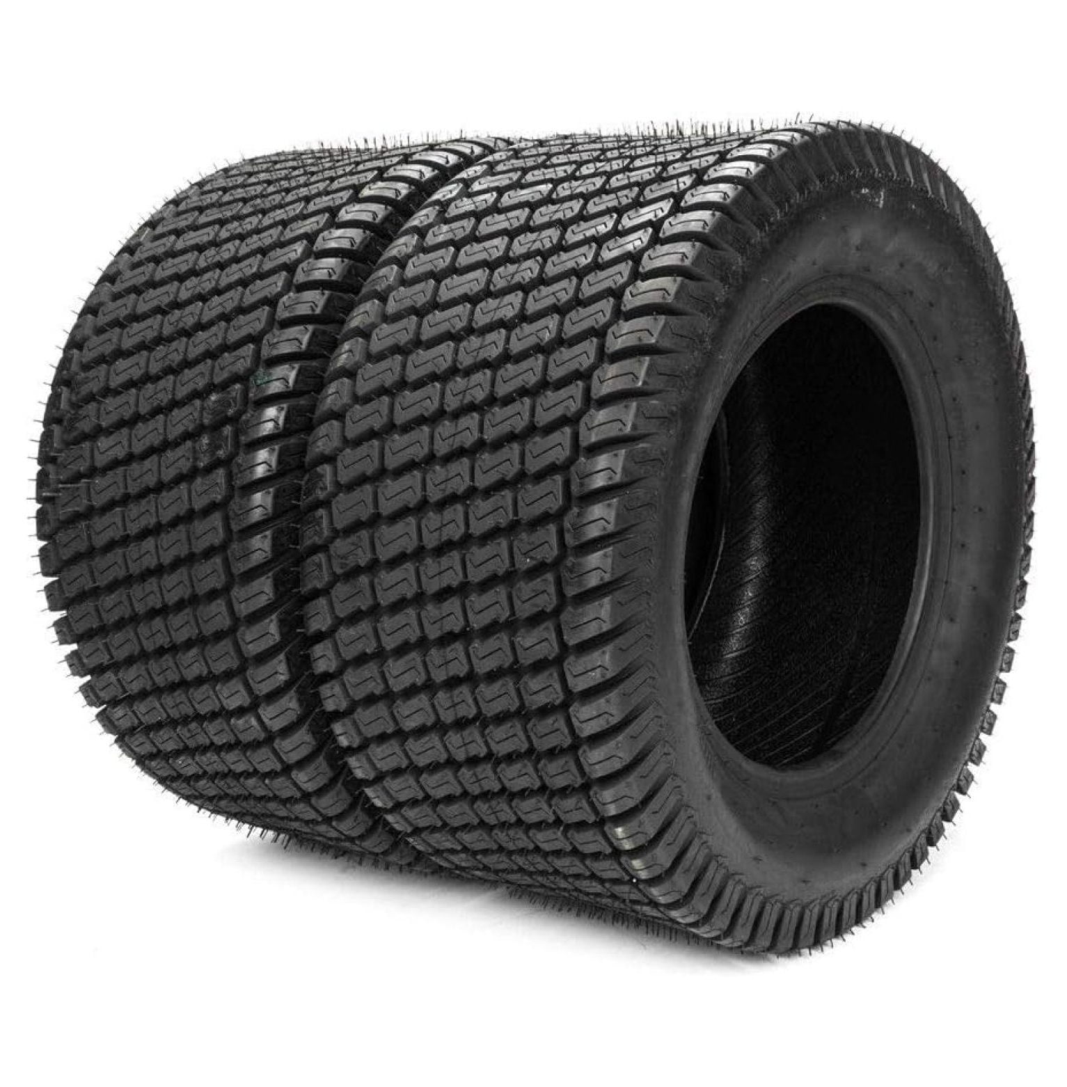 Pneu 20x10-8 Pneu + Chambre à Air 20x10.00-8 LG02 - Pour Tondeuse Autoportée Et Tracteur De Pelouse Pneu Gazon Crampons