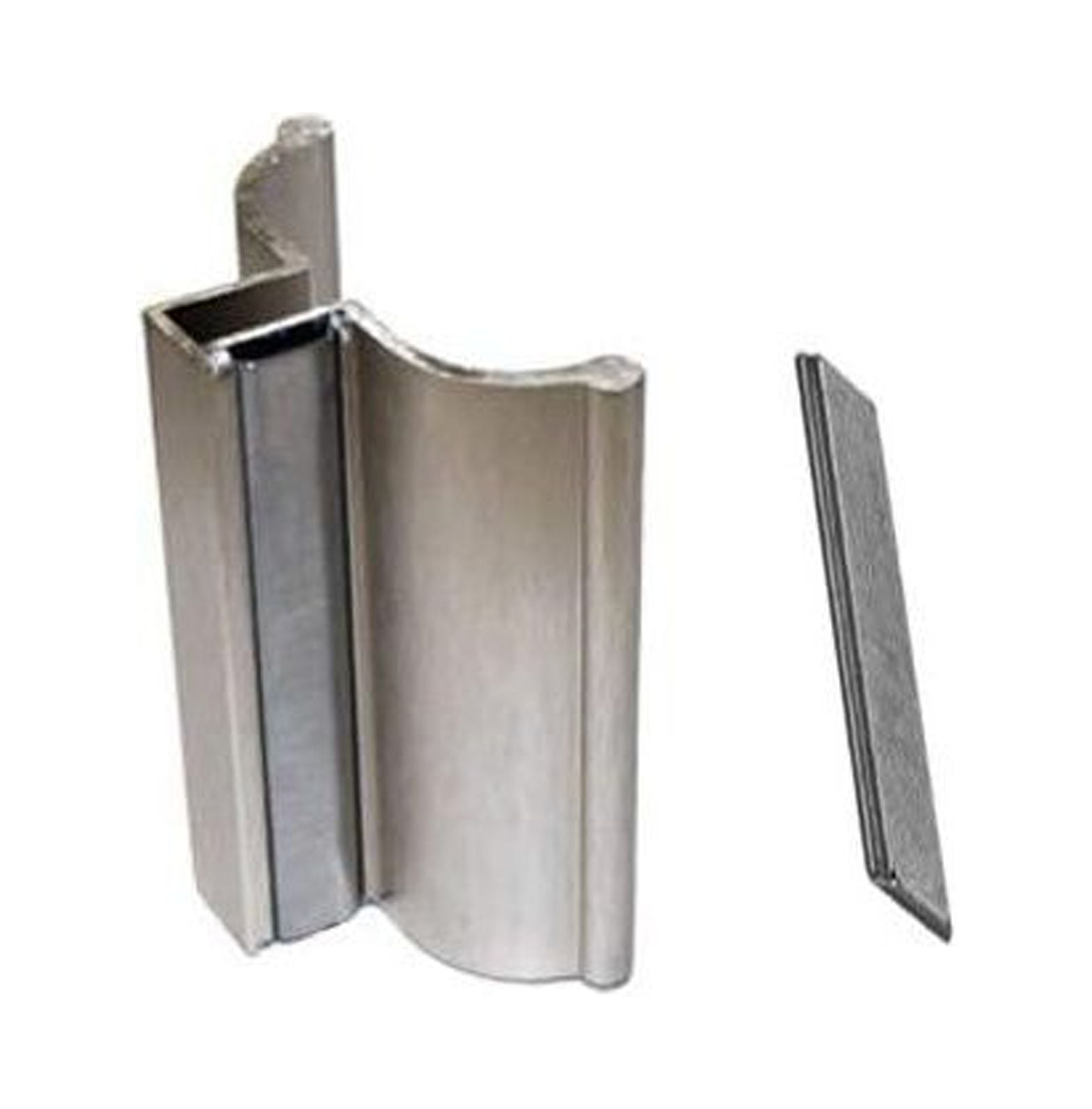 CodYinFI 3" Brushed Frameless Shower Door Handle with Metal Strike and