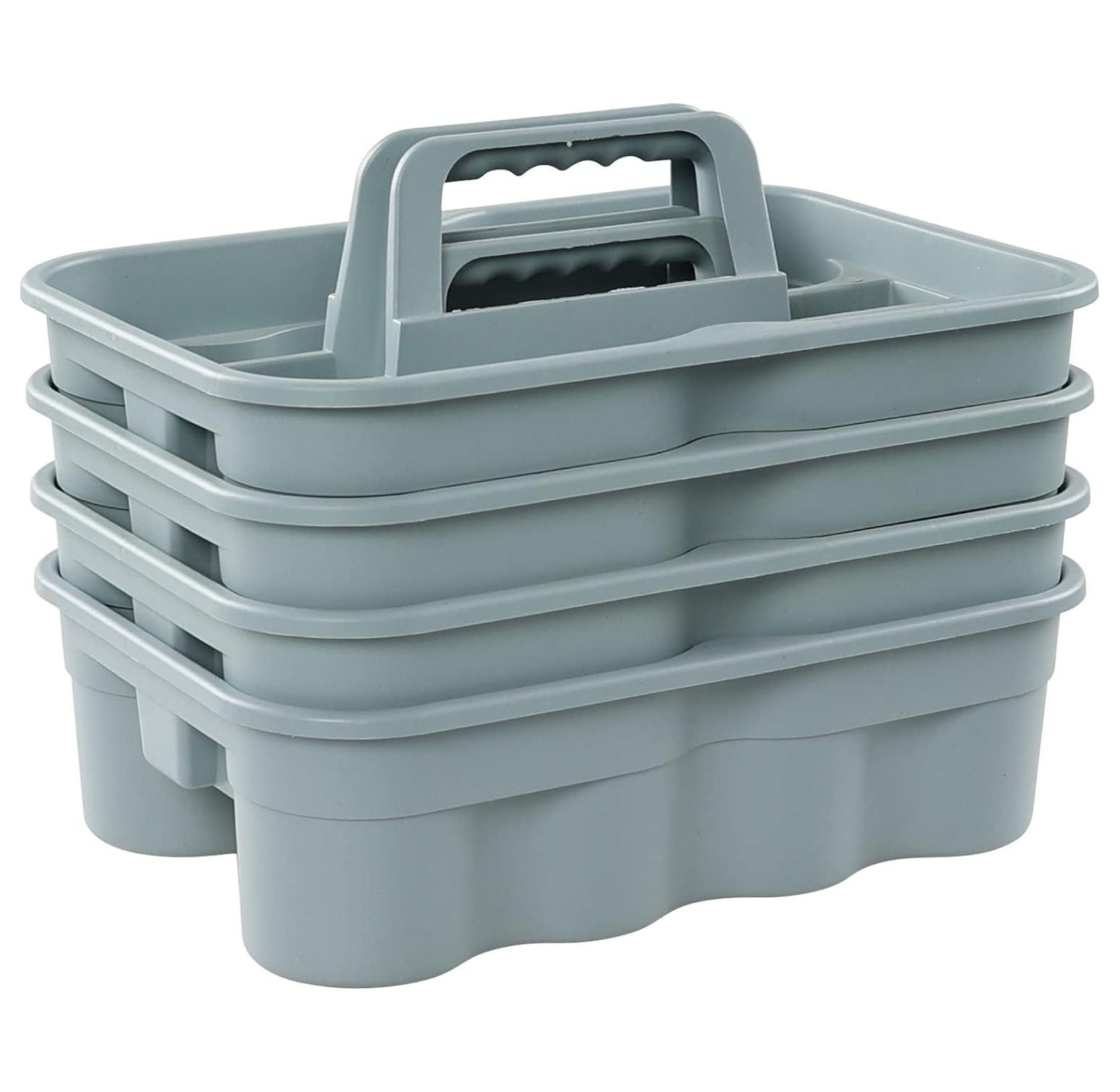 CodYinFI 4Pack Plastic Caddies with Portable Handle, Supply Caddy