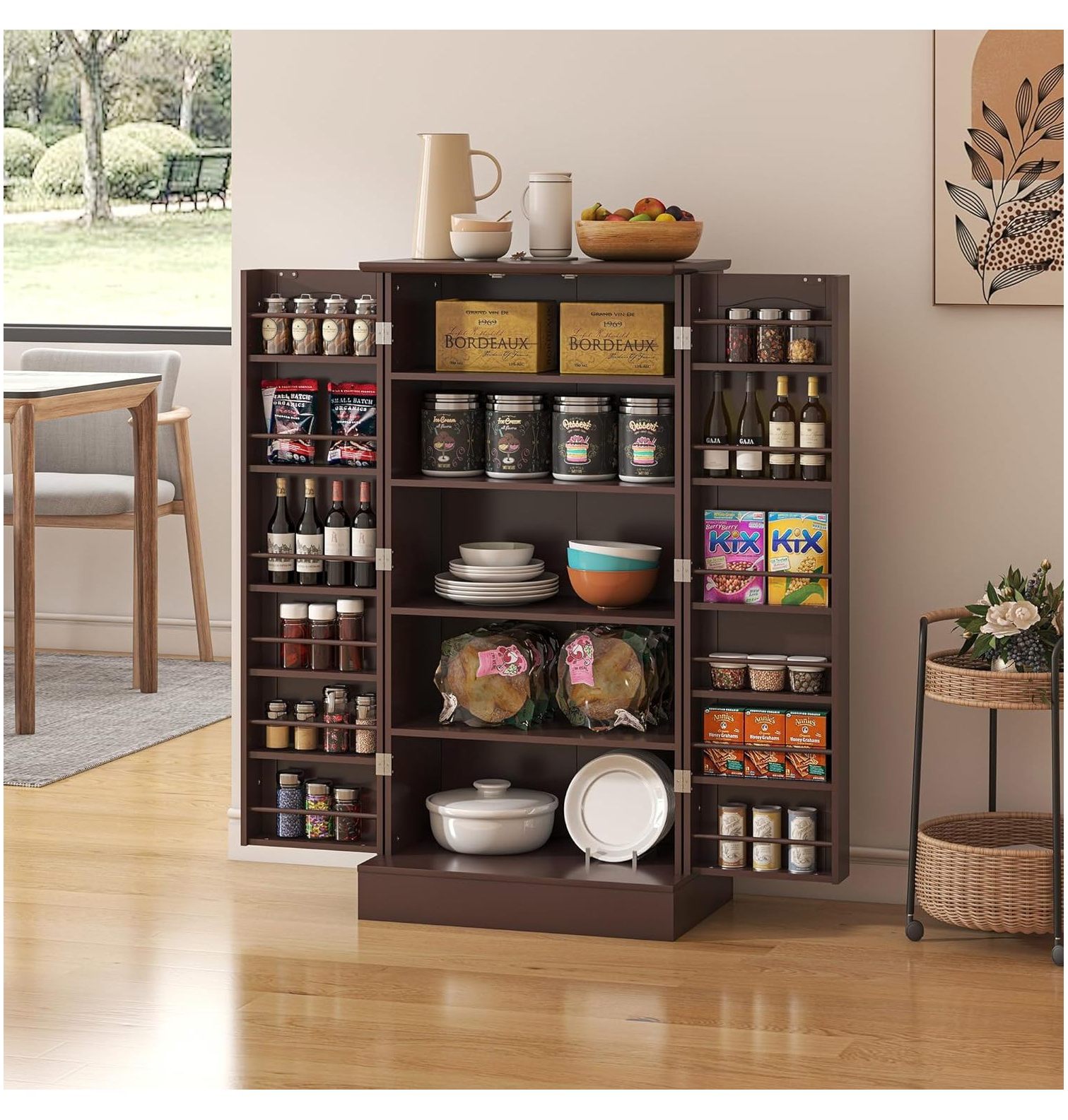 CodYinFI 47” Pantry Kitchen Pantry Storage with Doors