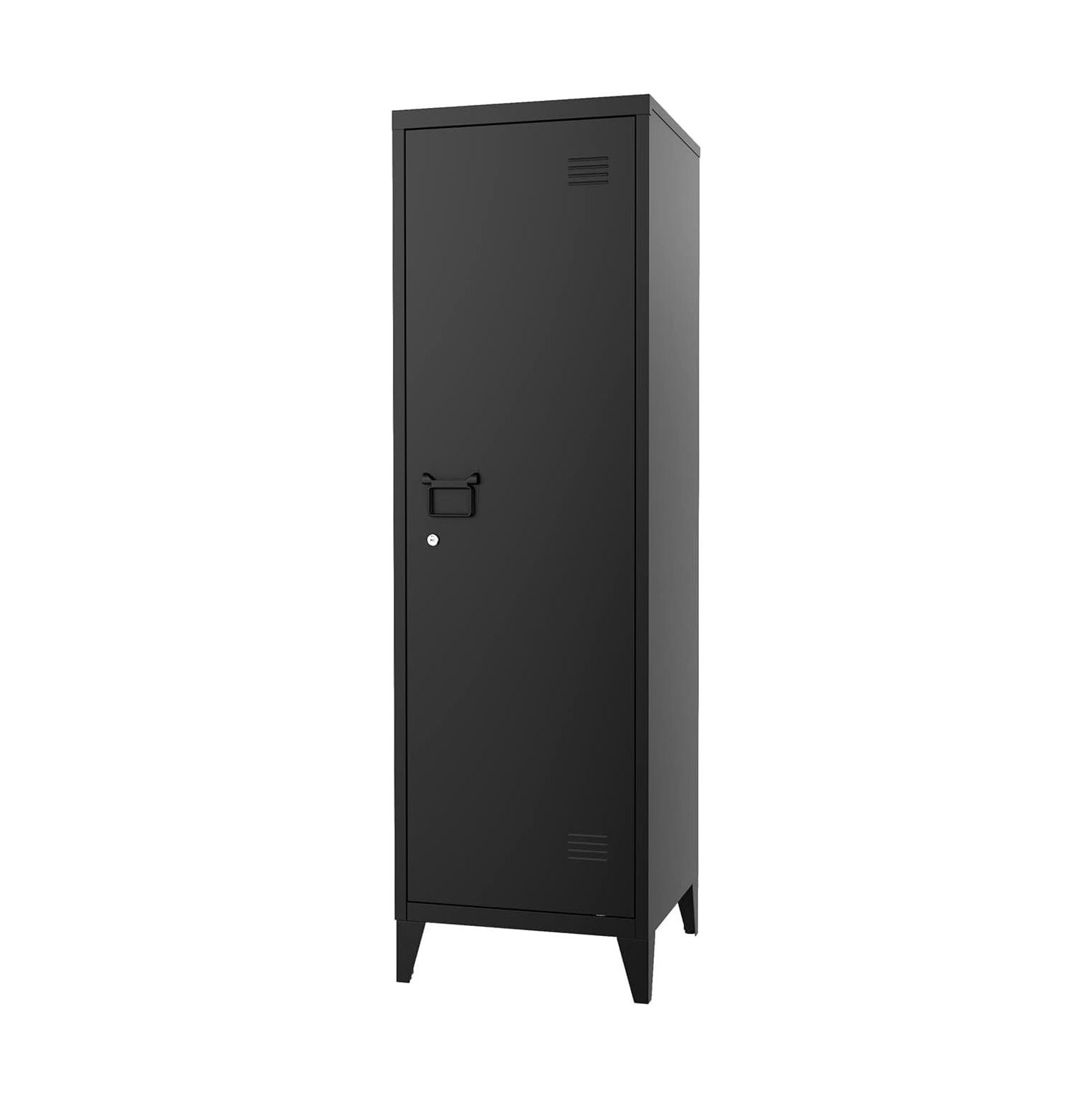 CodYinFI 50" Storage Locker Employee Lockers with 1 Door, Metal Lockers for Employees