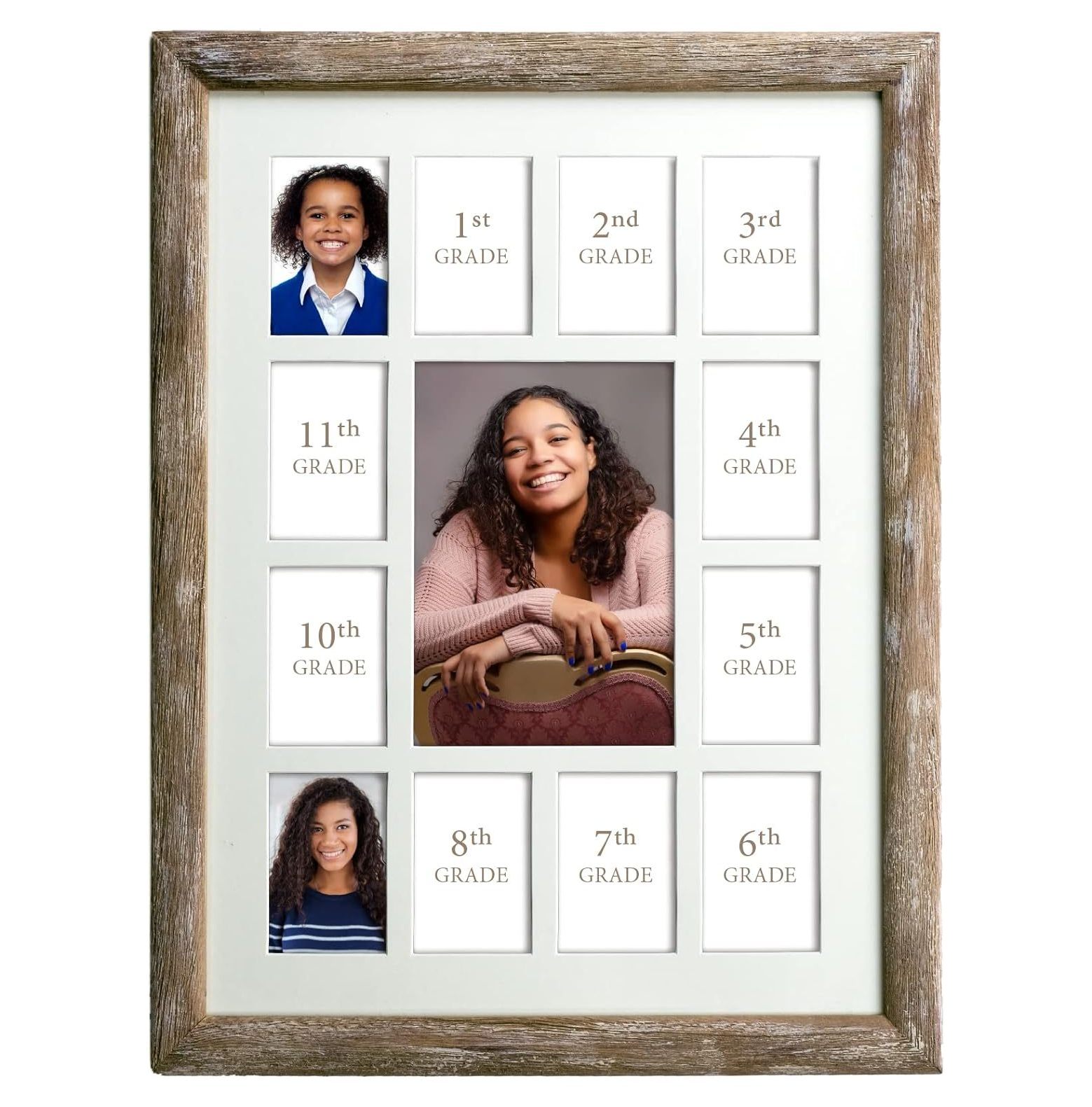 CodYinFI Collage Picture Frame School Years Photo Frame with 13