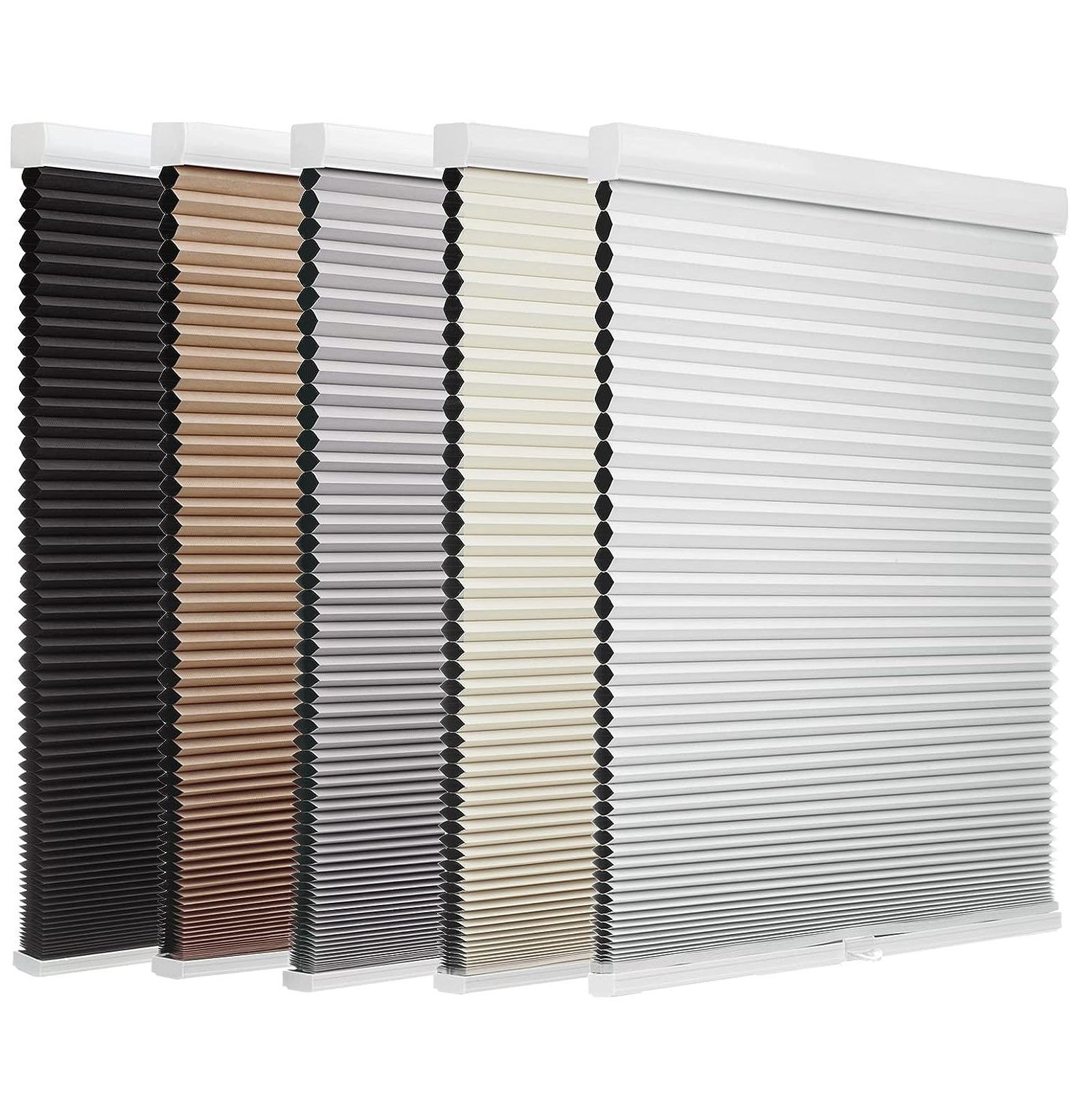 CodYinFI Customized Blackout Cellular Shades Cordless Window Blinds Room Darkening, 1.