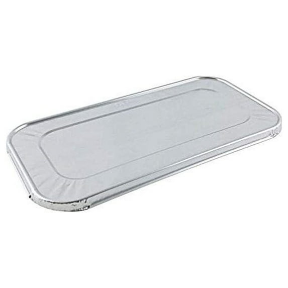 CodYinFI Disposable Aluminum Lid Cover for Third 1/3 Size Aluminum Steam Table Pan (Pack of 25)