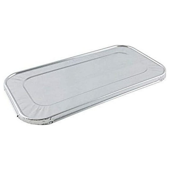 CodYinFI Disposable Aluminum Lid Cover for Third 1/3 Size Aluminum Steam Table Pan (Pack of 25)