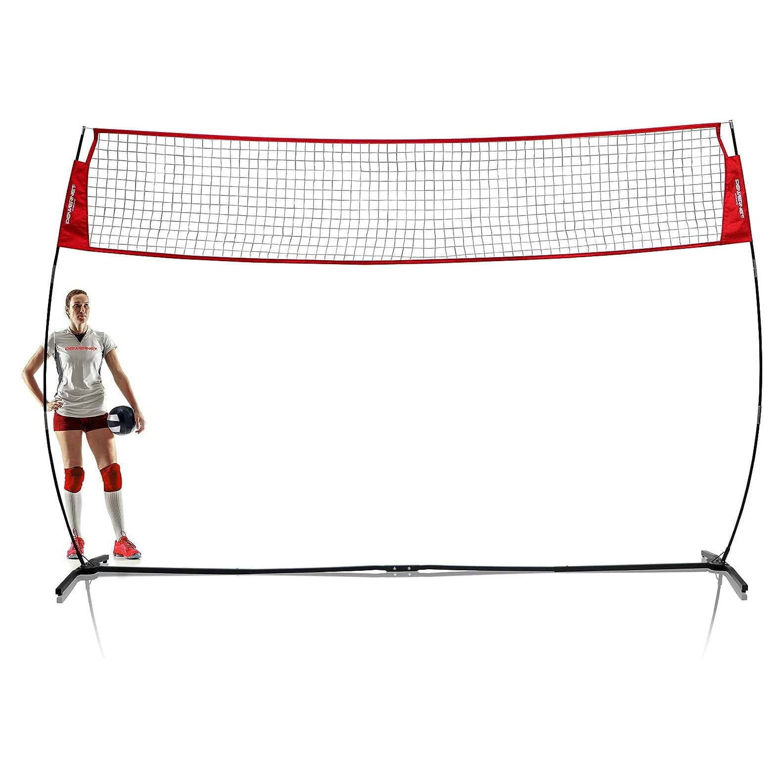 CodYinFI Freestanding Volleyball Warm Up Net Portable Design for