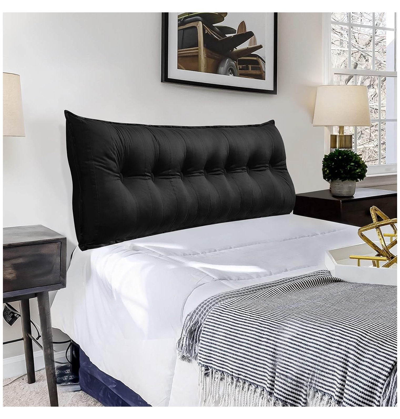 CodYinFI Large Bolster Headboard Pillow Daybed Pillows Bed Rest Reading