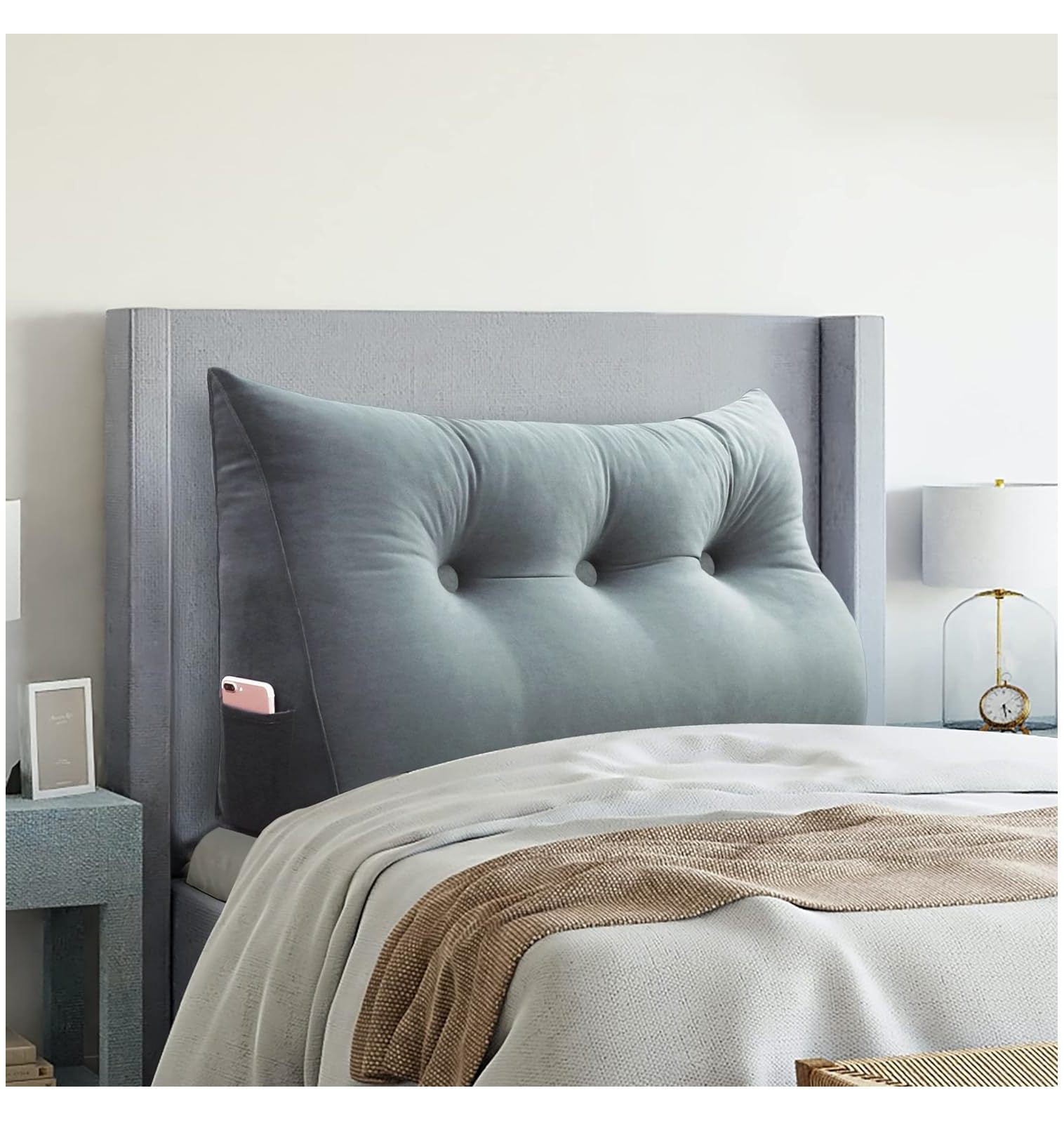 CodYinFI Large Headboard Pillow Wedge Bed Rest Reading Pillow Daybed