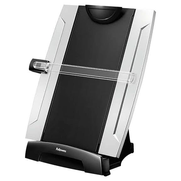 CodYinFI Office Suites Desktop Copyholder with Memo Board, Black/Silver (8033201), 15" x 10.3" x 6"