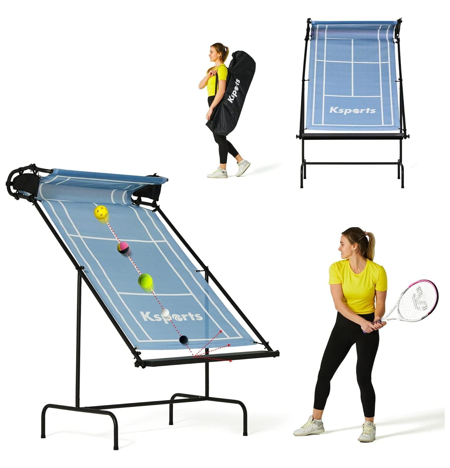 CodYinFI Racquet Sports Tennis Rebounder Net Large/Regular for Indoor