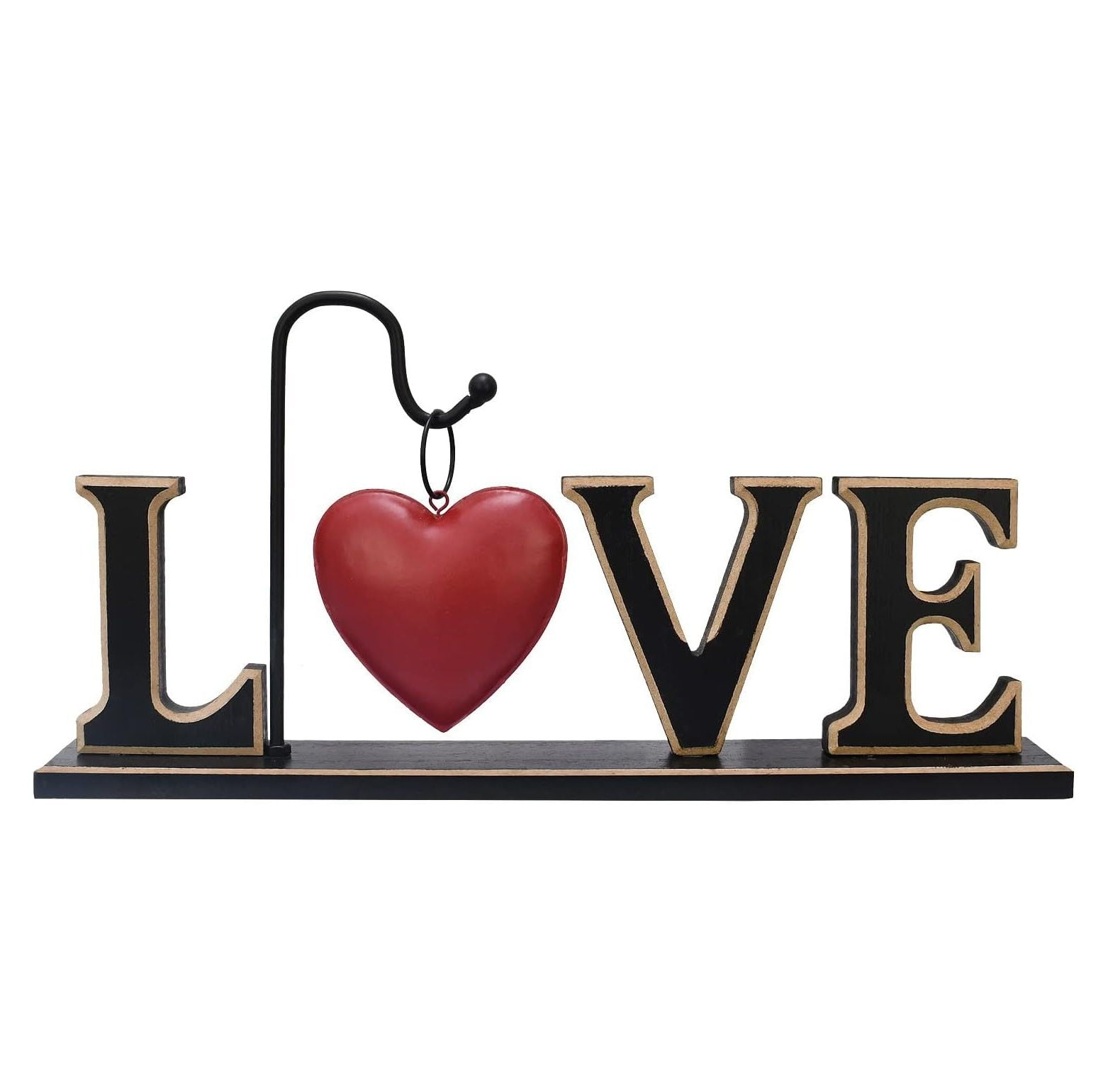 CodYinFI Rustic Wooden Love Sign Decor Wooden Letters Decor Cutouts