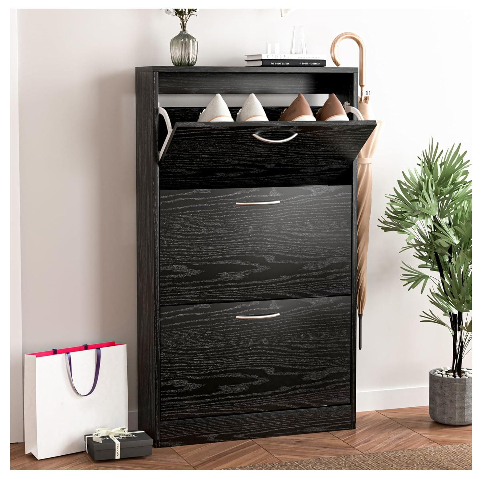 CodYinFI Shoe for Entryway,Slim Shoe Storage with 3