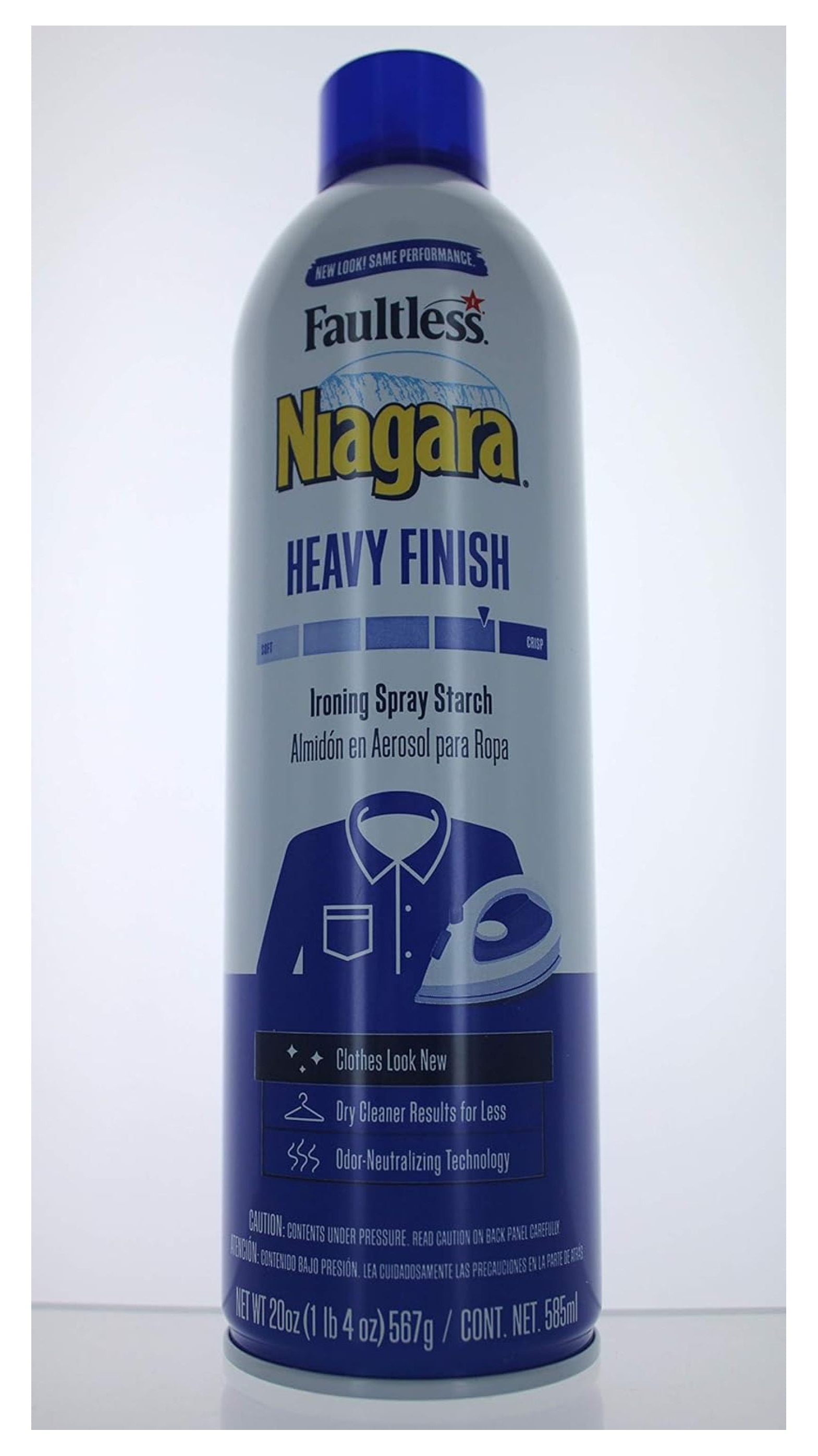 CodYinFI Spray Starch Heavy Fuerte Iron Glides Easily 20 Oz