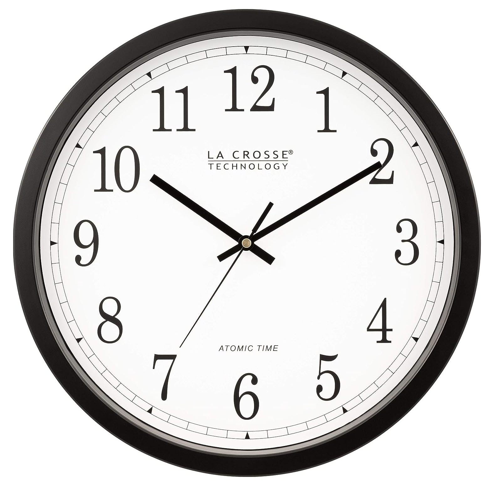 CodYinFI WT3143AINT 14Inch Atomic Wall Clock, Black
