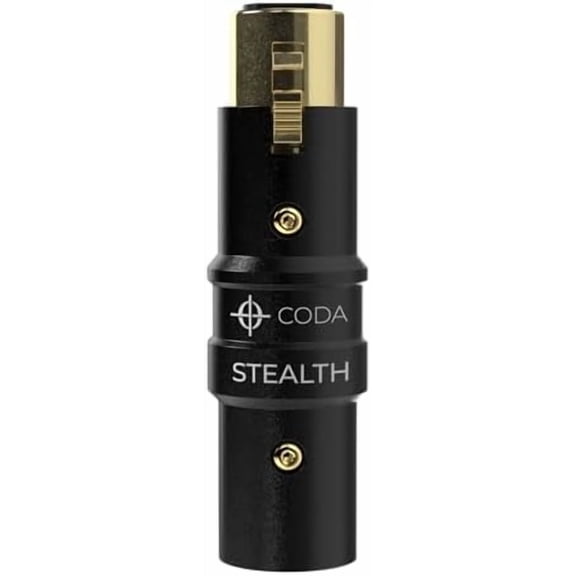 Coda MB-Stealth in-Line Microphone Preamp Mic Gain Booster for Dynamic and Ribbon Mics - 48V Phantom Power Mic Preamp with 28 db Clean Gain, Ultra Low Noise, Enhance Your Podcast or Livestream$$Music