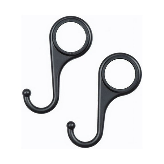STZ Industries 1/2 in. FIP each Black Zinc Metal Alloy 3-1/8 in. L Pipe Hook