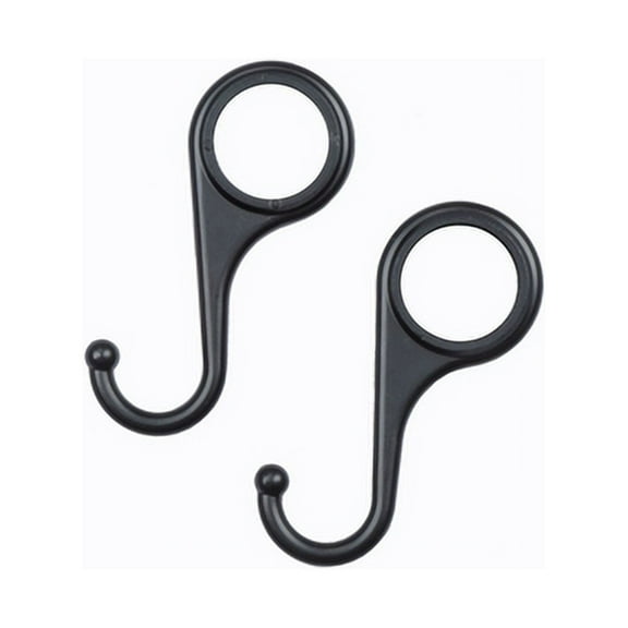 STZ Industries 1/2 in. FIP each Black Zinc Metal Alloy 3-1/8 in. L Pipe Hook