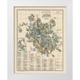 thumbnail image 1 of Codd 26x32 White Modern Wood Framed Museum Art Print Titled - Divide Mining District Landowner Nevada - Codd, 1 of 4