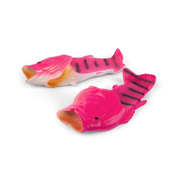 Coddies Fish Flip Flops | The Original Fish Slippers | Funny Gift, Unisex Sandals, Bass Slides, Pool, Beach & Shower Shoes | Men, Women & Kids (Pink | 3-4 Men | 5-6 Women | EU 36-37)