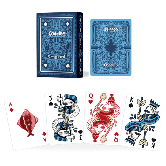Coddies Fish Playing Cards | FINtastic Cards Fish Design | Gift Idea | Games, Go Fish, Poker, Black Jack