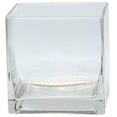 thumbnail image 1 of CYS EXCEL Cube Vase, Crystal Clear Glass Vase, Cube Glass Vase (Pack of 6PCS),.., 1 of 2