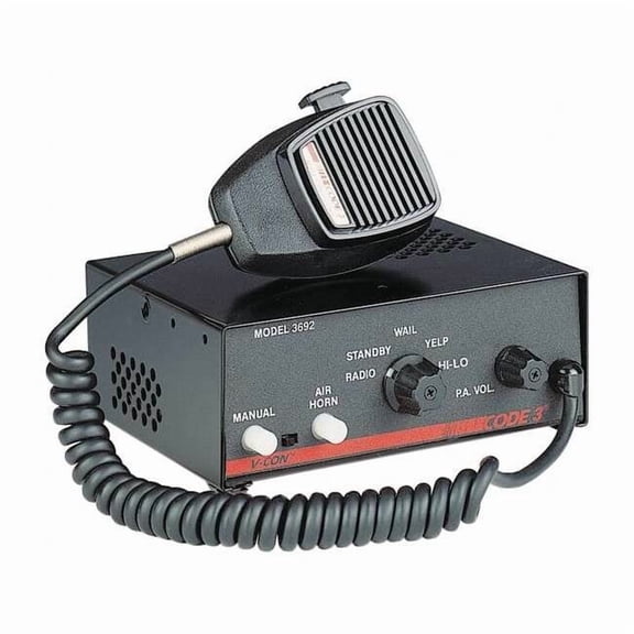 Electronic Siren,200W,6.5" D,2.7" H 3692S