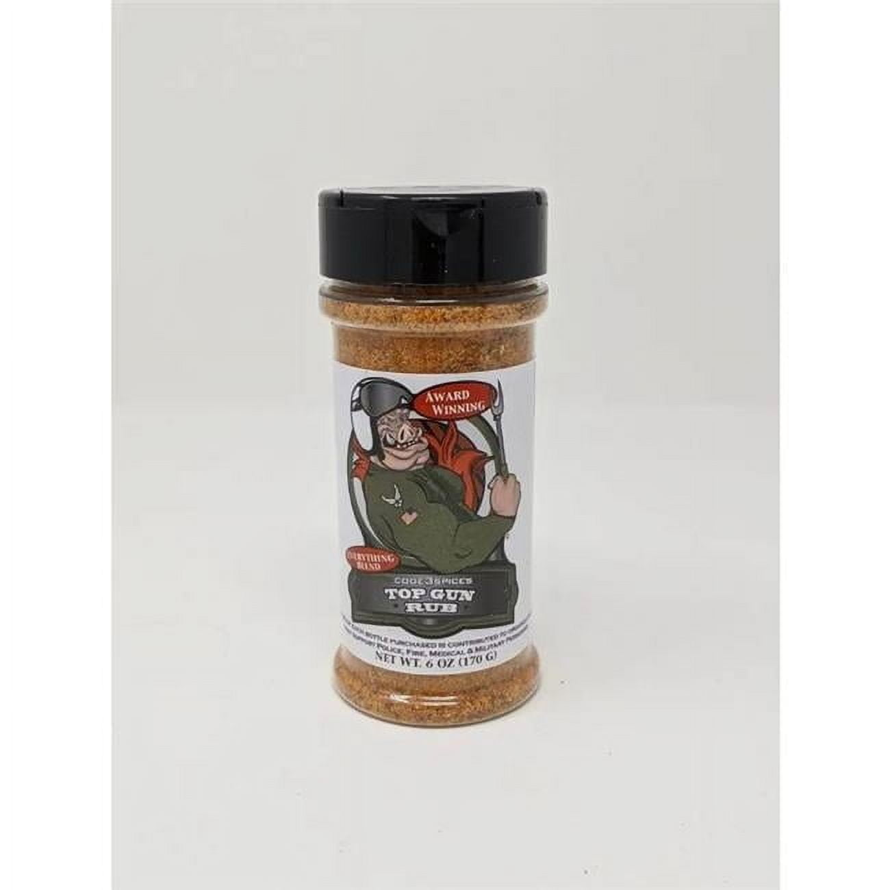 Code 3 Spices Top Gun Rub BBQ Rub 6 oz - Walmart.com
