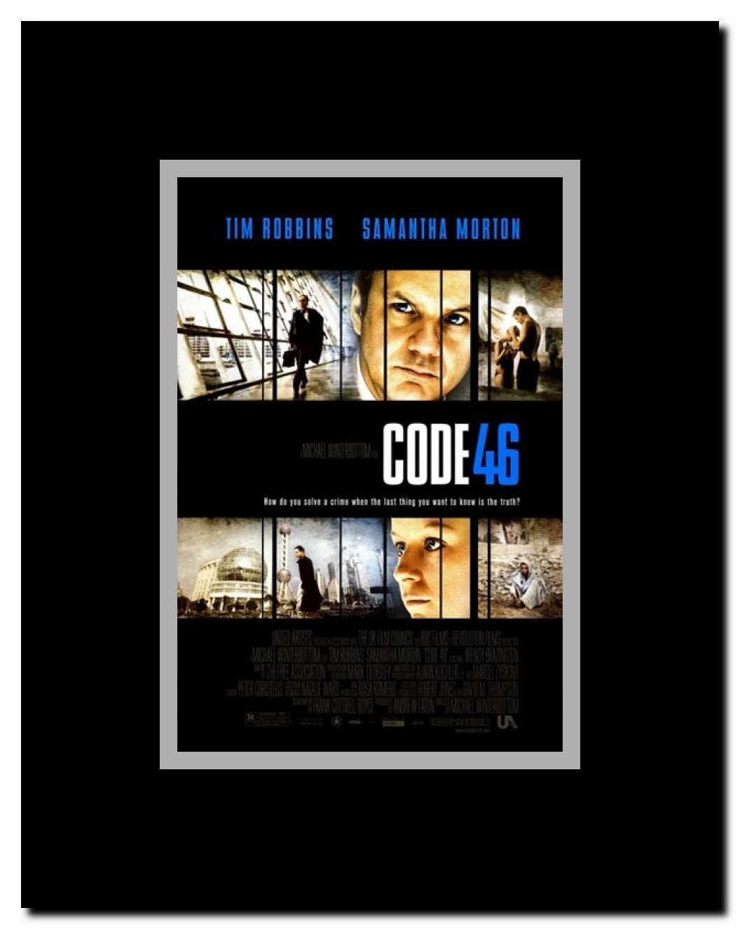 Code 46 Framed Movie Poster