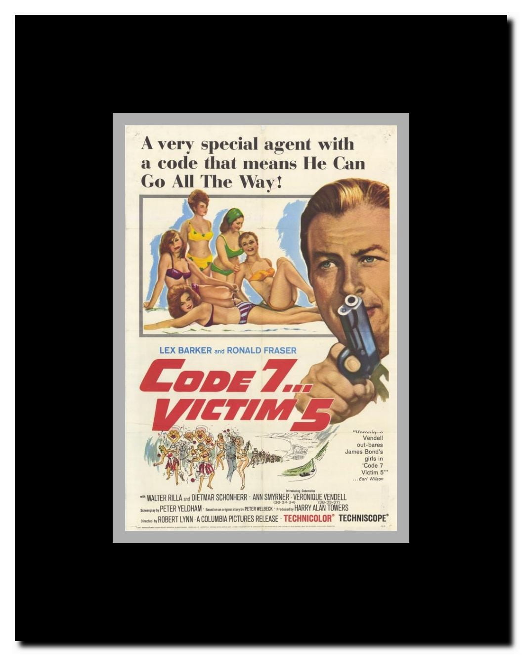 Code 7 Victim 5 Framed Movie Poster