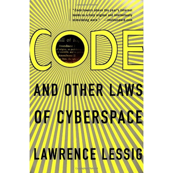 Pre-Owned Code: And Other Laws of Cyberspace Paperback Lawrence Lessig