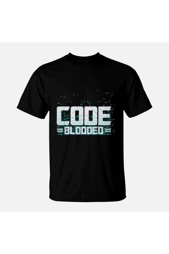 Code Blooded Tech Developer Programmer Gifts TShirt