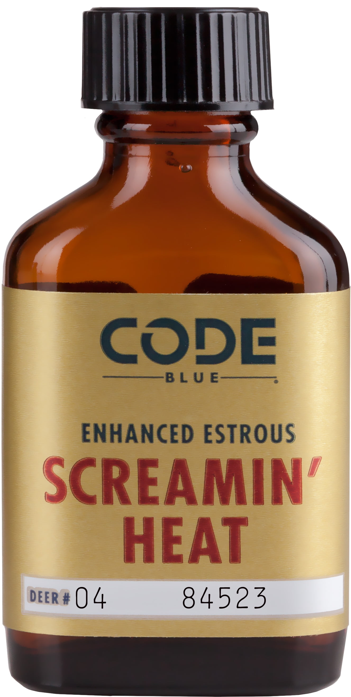 Code Blue Screamin' Heat Enhanced Doe Estrous Attractant, 1 oz. bottle