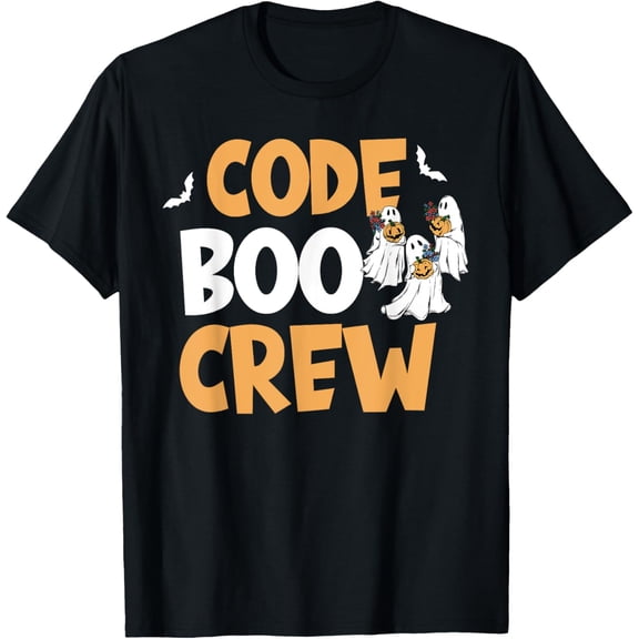 Code Boo Crew Spooky Nurse Halloween T-Shirt